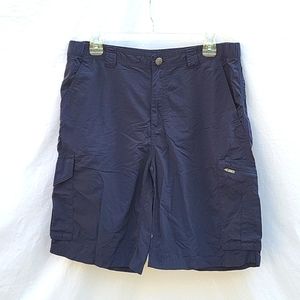 Men's Columbia shorts, Onmi-Shade Sun Protection, dark grey,sz 34, 10" length